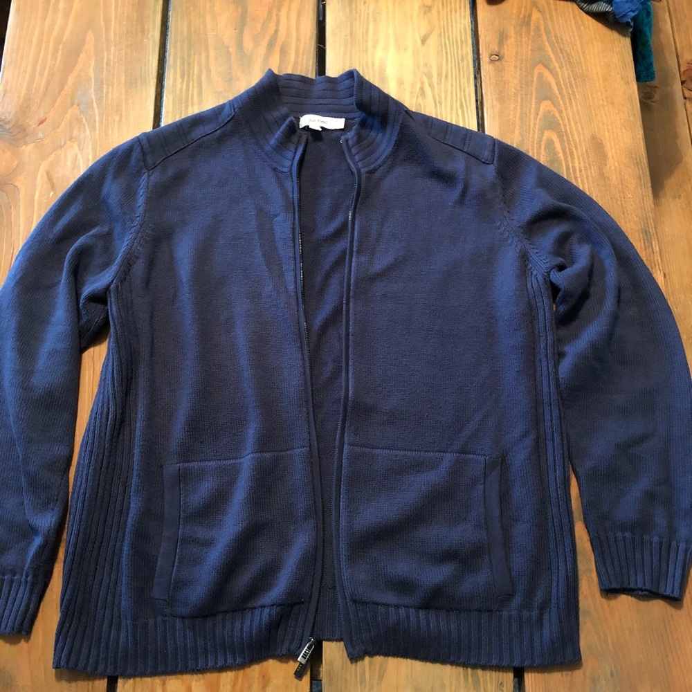 Men’s Calvin Klein zip up sweater Sz XL